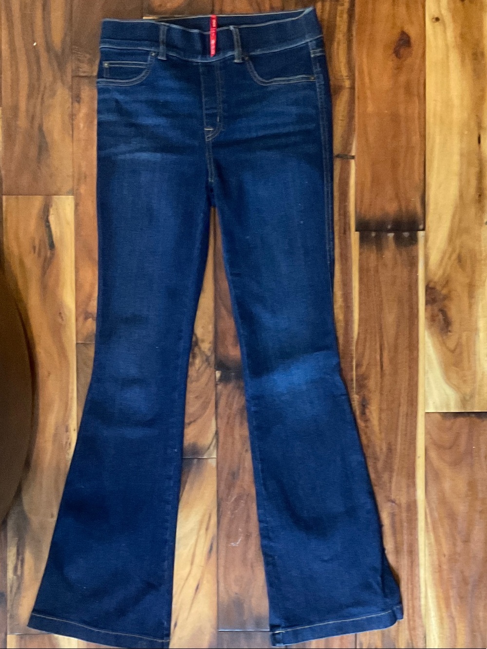 SPANX Dark Indigo Flare Jeans